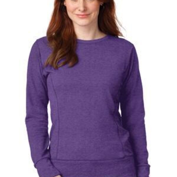 Ladies French Terry Crewneck Sweatshirt Thumbnail