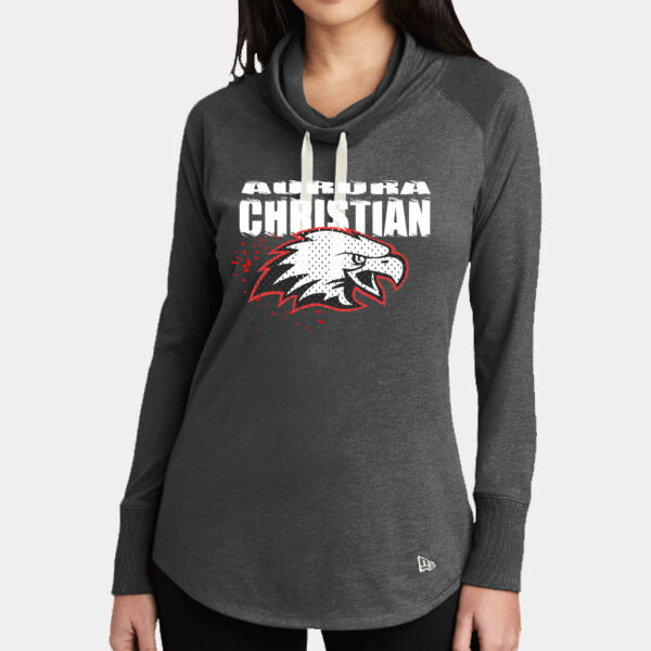 ladies New Era Cowlneck Shirt Thumbnail