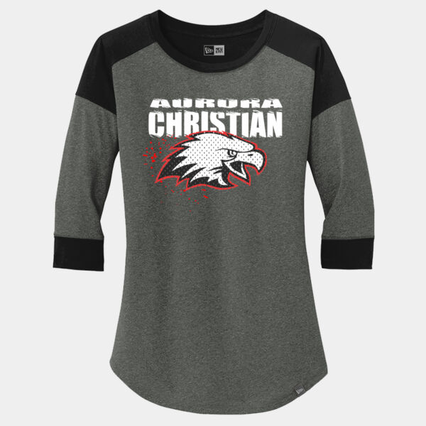 Ladies 3/4-Sleeve Raglan Tee Thumbnail