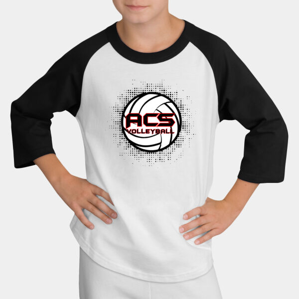 ACS Volleyball Youth Raglan Jersey Thumbnail