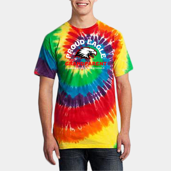 Proud Grandparents Tie-Dye T-Shirt Thumbnail