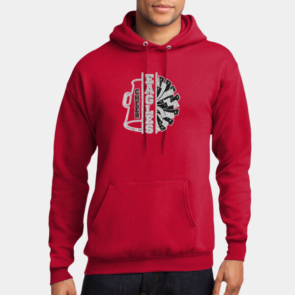 ACS Cheer Hoodie - RED (Printed Glitter Style) Thumbnail