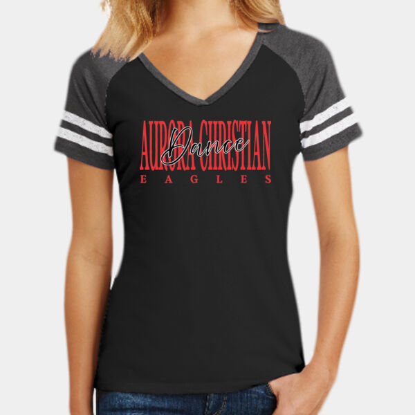 Ladies ACS Dance Game V-Neck Tee Thumbnail