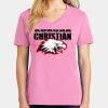 Ladies Core Cotton V Neck Tee Thumbnail